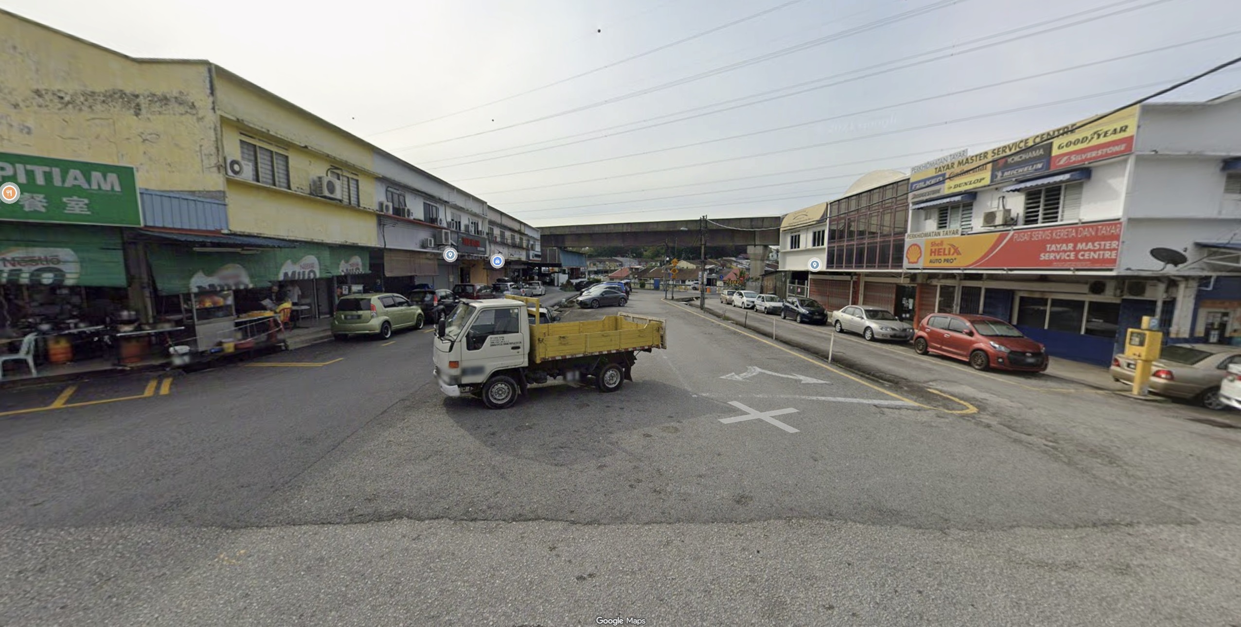 Parking at roads opposite AH